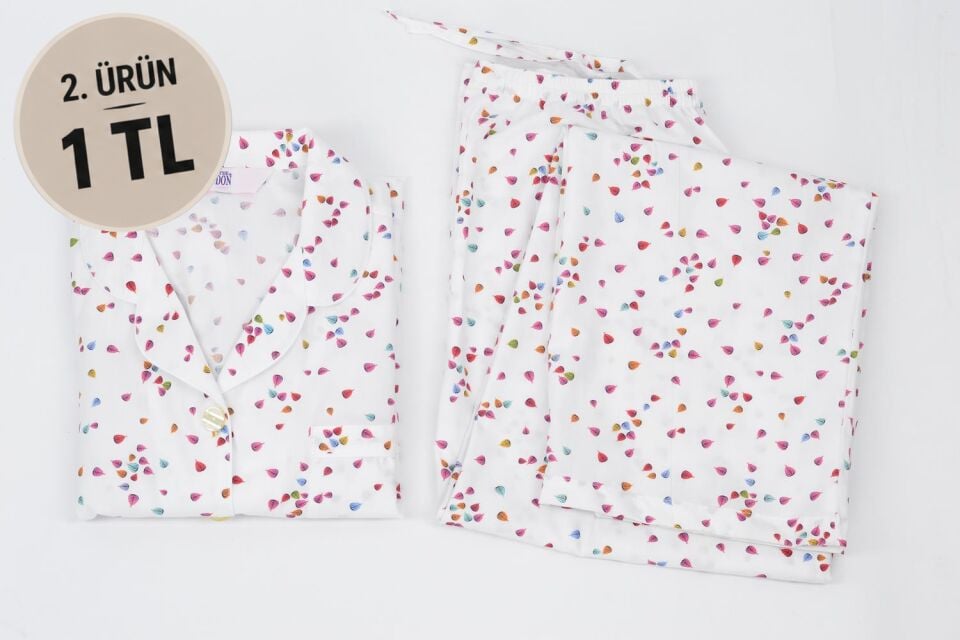 The DON Poplin Kadın Pijama Takımı