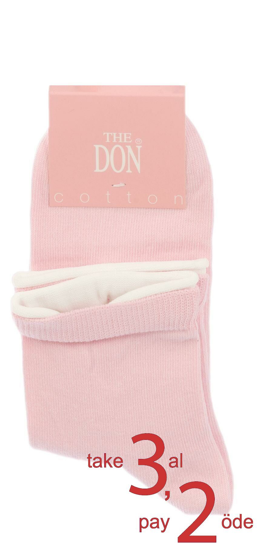 The DON Bilek Renkli Kadın Soket Çorap TDSCS0905 Desen 1