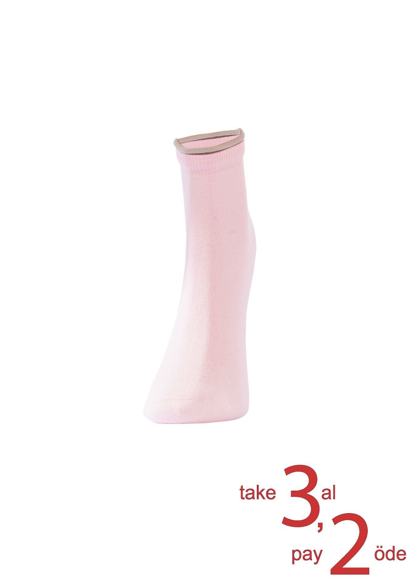 The DON Bilek Renkli Kadın Soket Çorap TDSCS0905 Desen 2