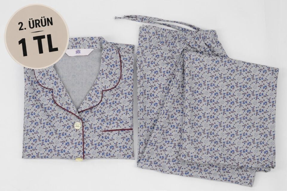 The DON Poplin Kadın Pijama Takımı