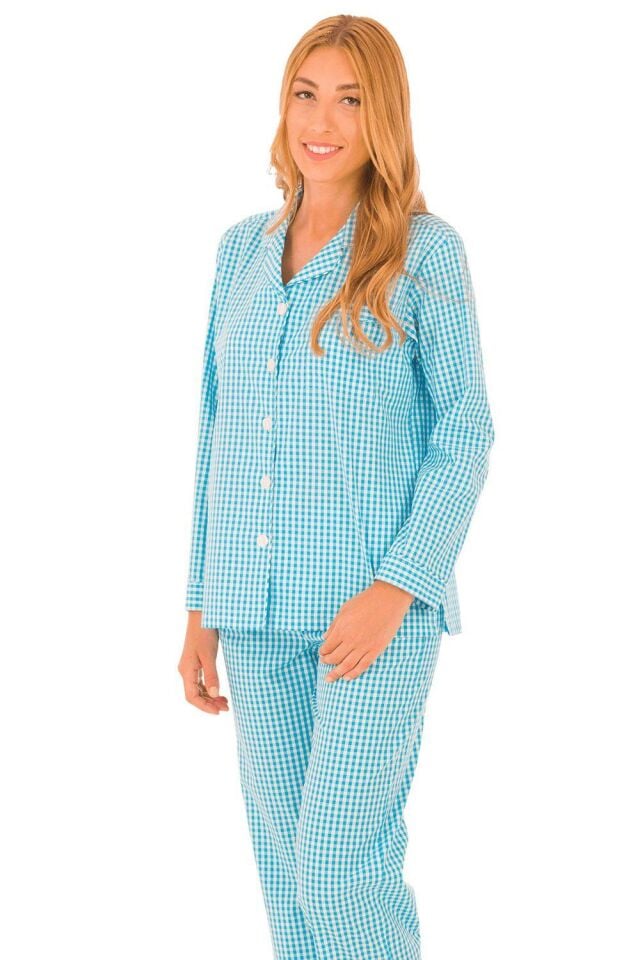 The DON Poplin Kadın Pijama Takımı Desen 12