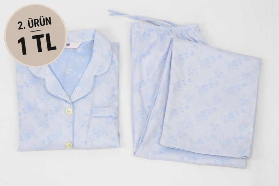 The DON Poplin Kadın Pijama Takımı