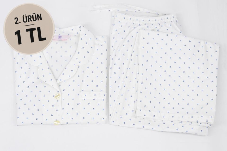 The DON Poplin Kadın Pijama Takımı