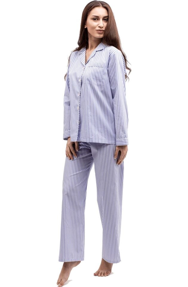The DON Poplin Kadın Pijama Takımı Desen 13