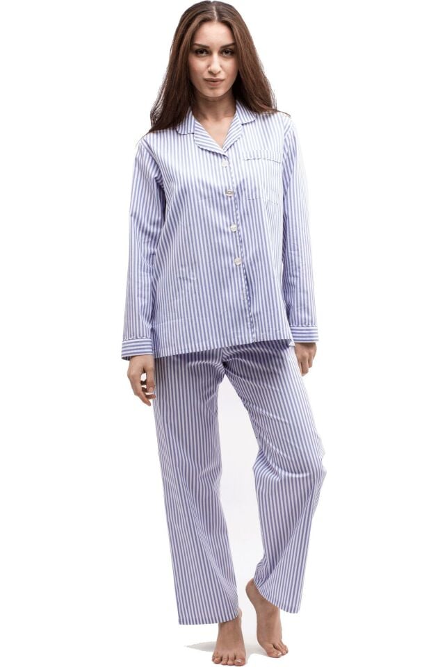 The DON Poplin Kadın Pijama Takımı Desen 13