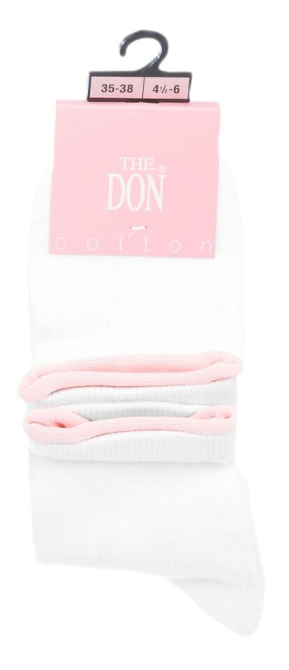 The DON Bilek Renkli Kadın Soket Çorap TDSCS0905 Desen 11