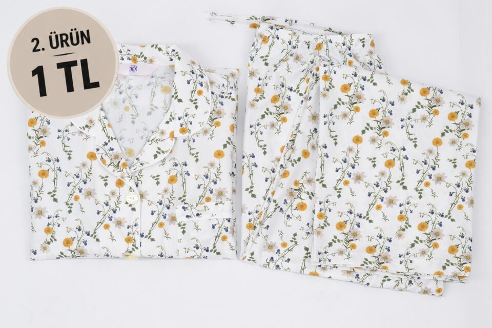 The DON Poplin Kadın Pijama Takımı