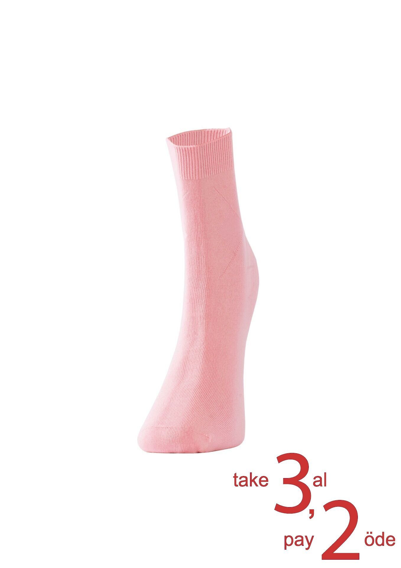 The DON Modal Kadın Soket Çorap TDSCS0901 Pembe