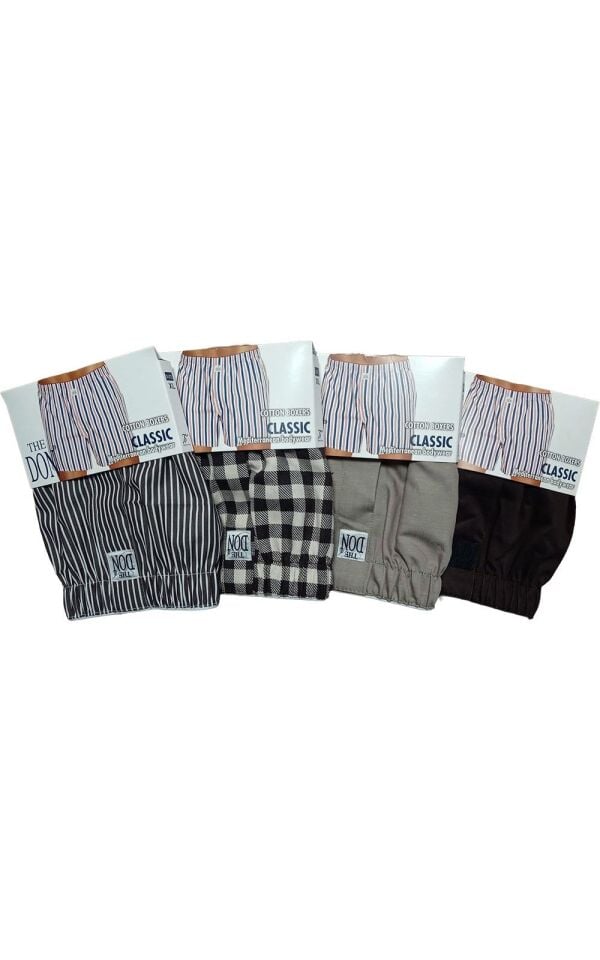 The DON Poplin Erkek Boxer 4'lü Paket - 4P2XL (XL)