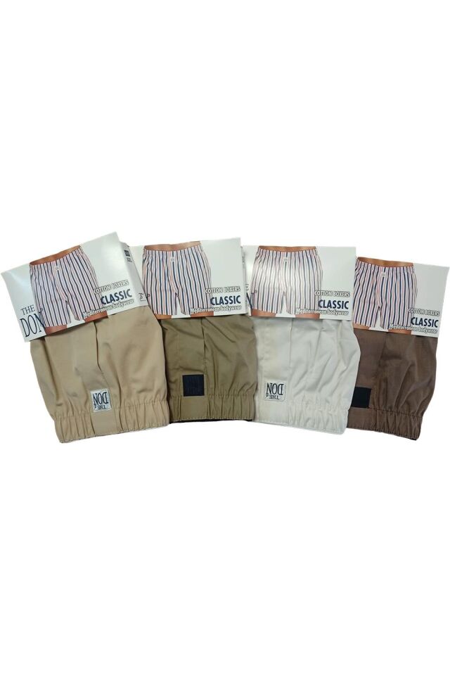 The DON Poplin Erkek Boxer 4'lü Paket - 4P2XXL (XXL)