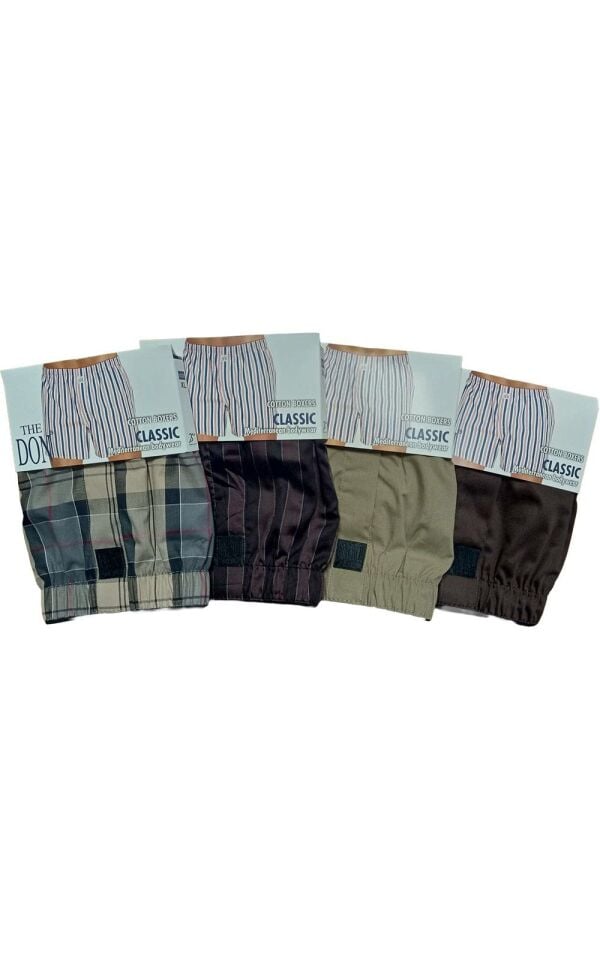 The DON Poplin Erkek Boxer 4'lü Paket - 4P4XL (XL)