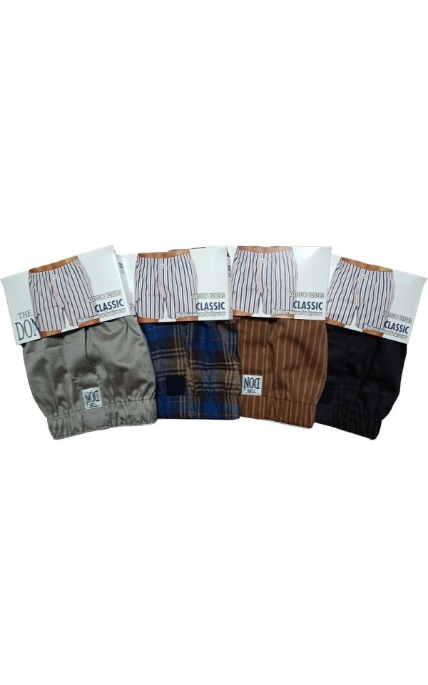 The DON Poplin Erkek Boxer 4'lü Paket - 4P5XXL (XXL)