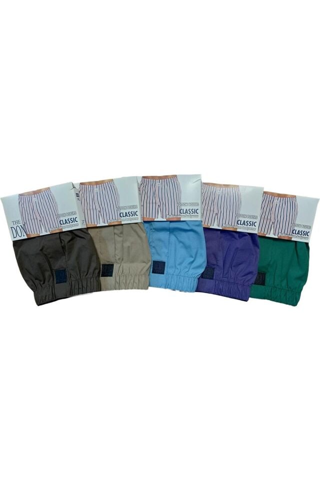 The DON Poplin Erkek Boxer 5'li Paket - 5P1XL (XL)