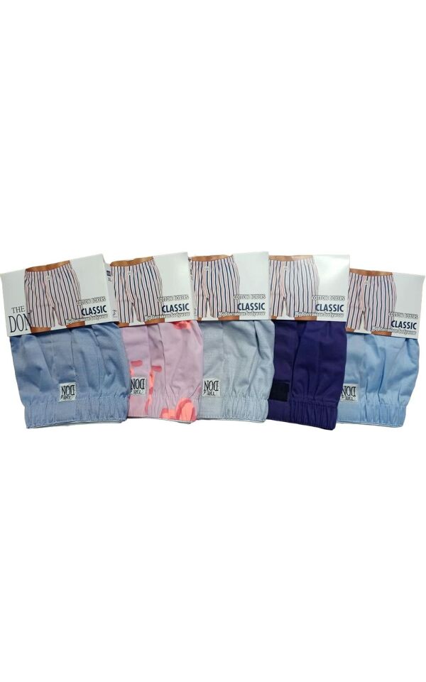 The DON Poplin Erkek Boxer 5'li Paket - 5P1XL (XL)