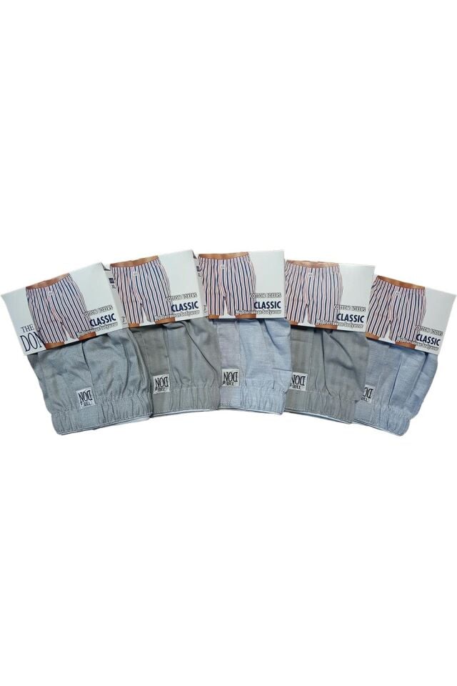 The DON Poplin Erkek Boxer 5'li Paket - 5P2XL (XL)