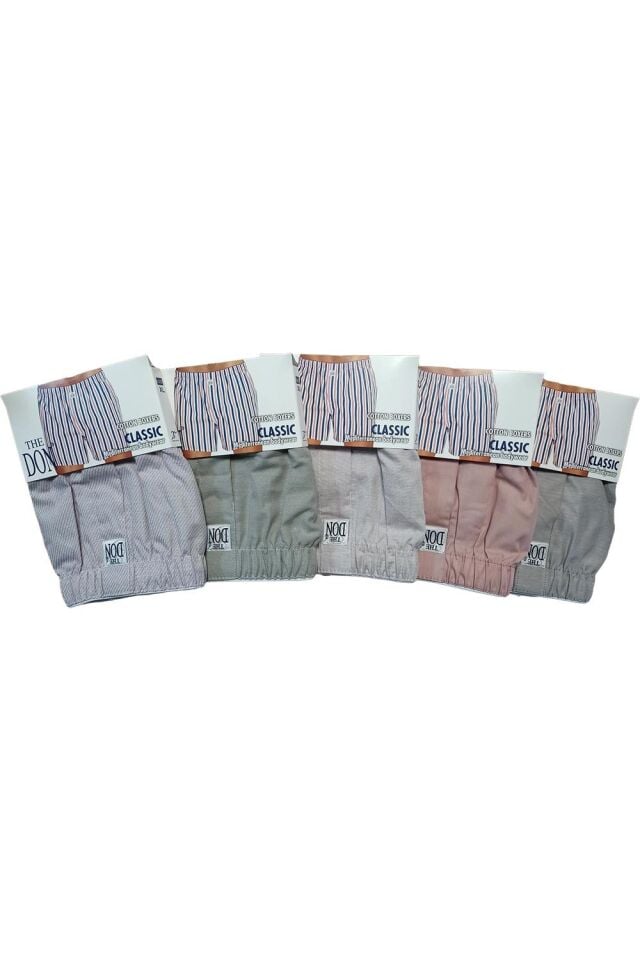 The DON Poplin Erkek Boxer 5'li Paket - 5P3XL (XL)