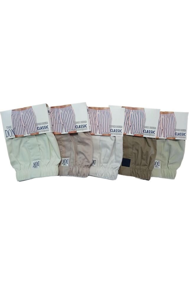 The DON Poplin Erkek Boxer 5'li Paket - 5P4M (M)