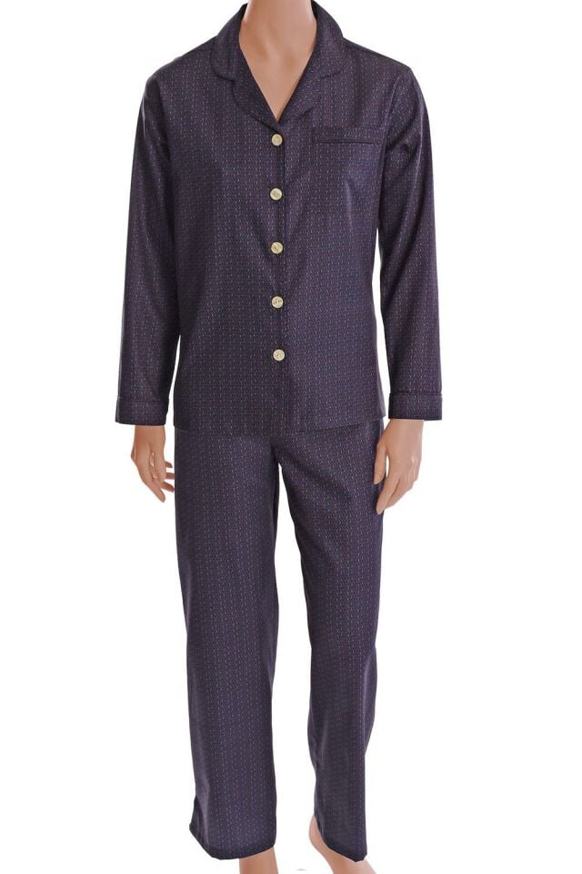 The DON Poplin Kadın Pijama Takımı Desen 22
