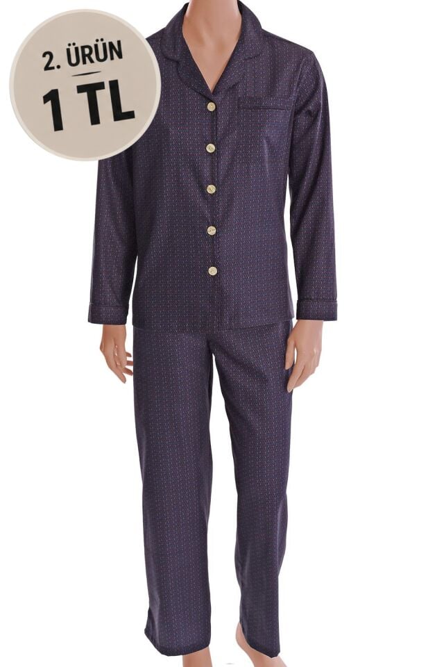 The DON Poplin Kadın Pijama Takımı Desen 22