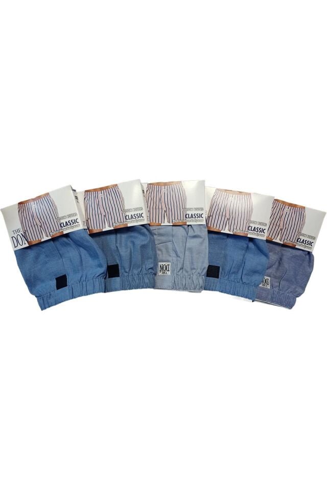 The DON Poplin Erkek Boxer 5'li Paket - 5P4XL (XL)