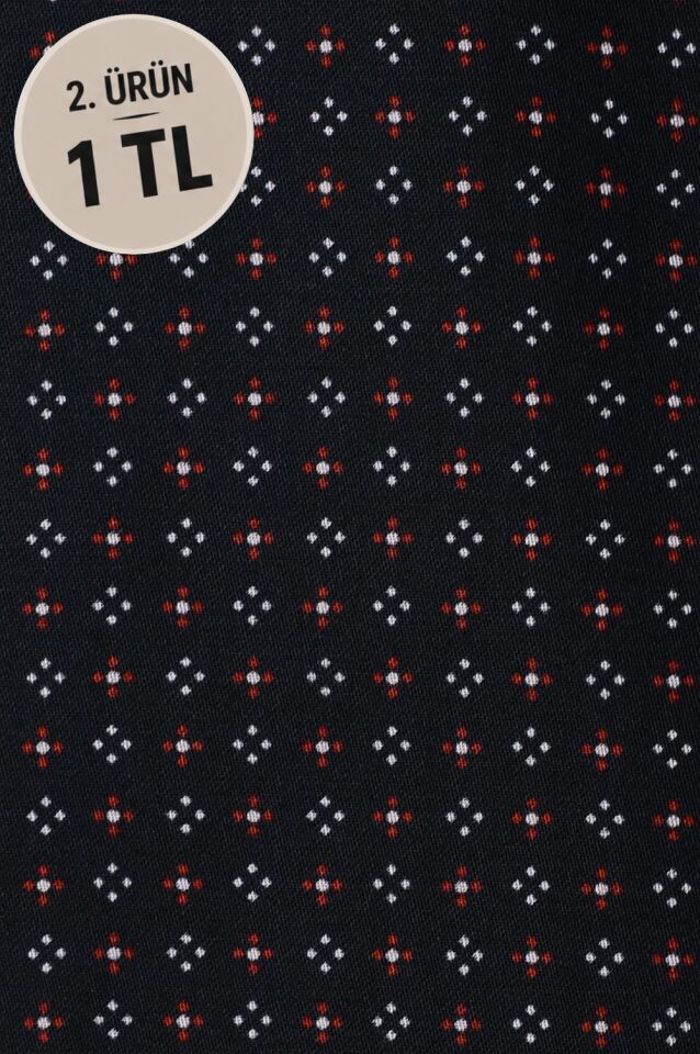 The DON Poplin Kadın Pijama Takımı Desen 26