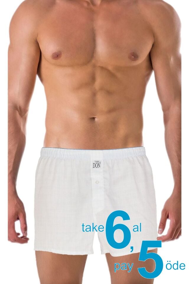 The DON Yırtmaçlı Erkek Boxer Desen 10