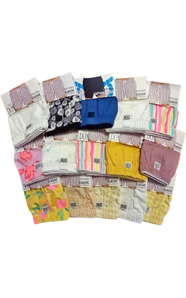 The DON Poplin Erkek Boxer 15'li Paket - 15P6L (L)