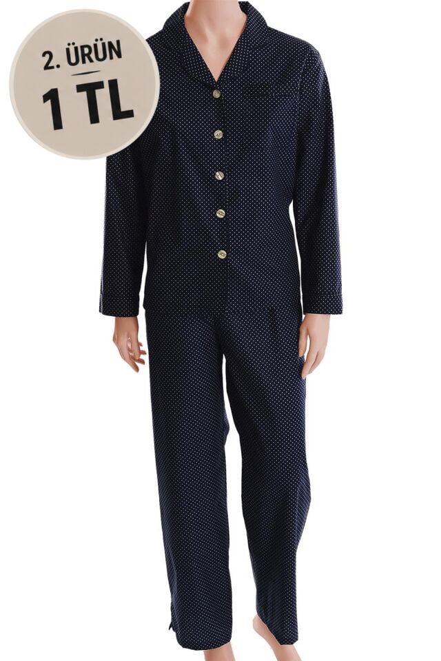 The DON Poplin Kadın Pijama Takımı Desen 28