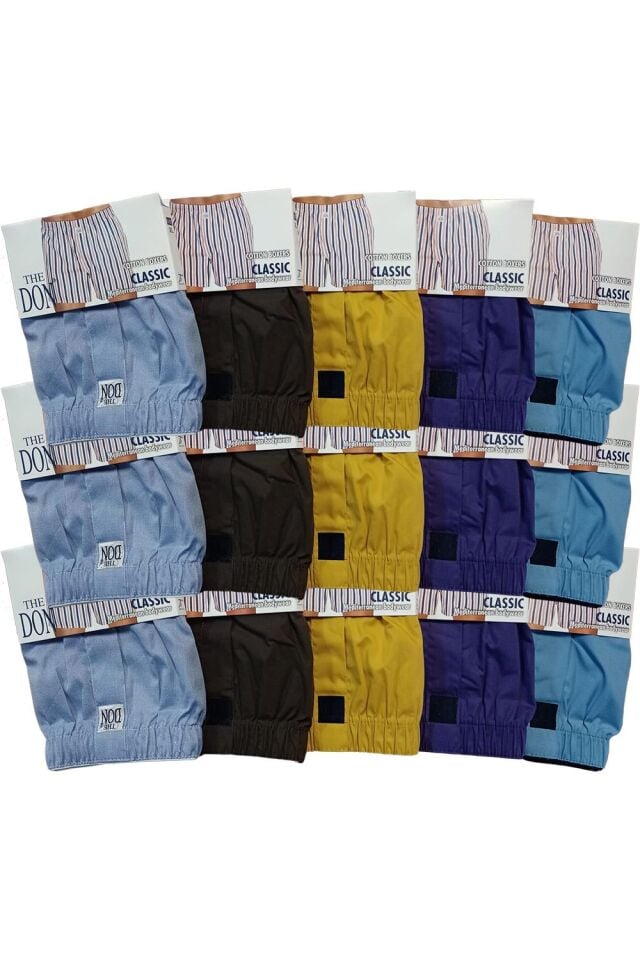The DON Poplin Erkek Boxer 15'li Paket - 15P6XL (XL)