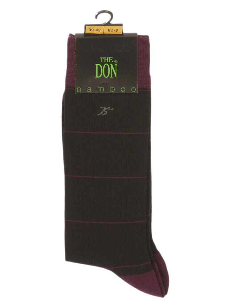 The DON Erkek Bambu Çorap K008D Siyah Siyah - 43 - 46