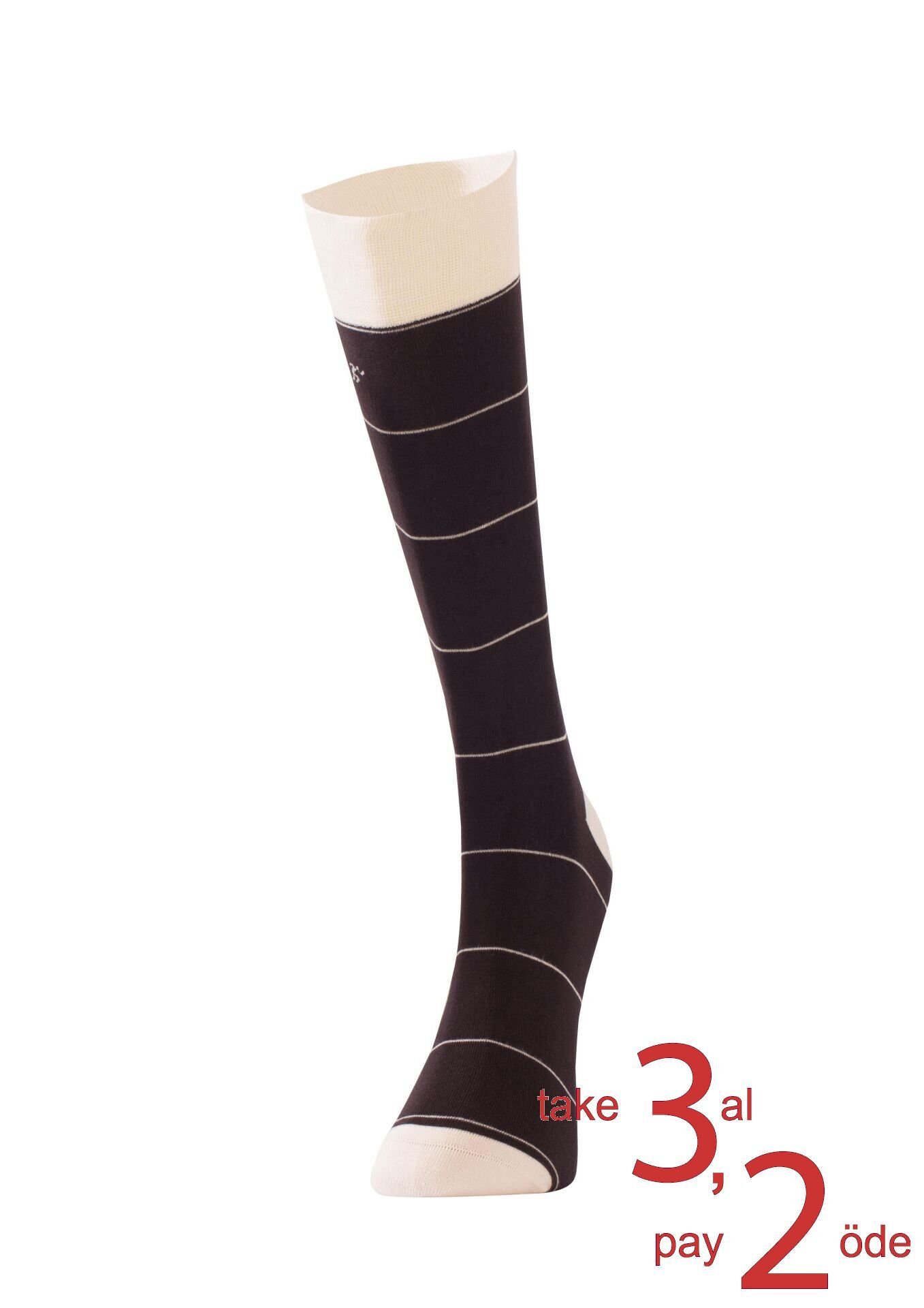 The DON Erkek Bambu Çorap K008D K.Kahve