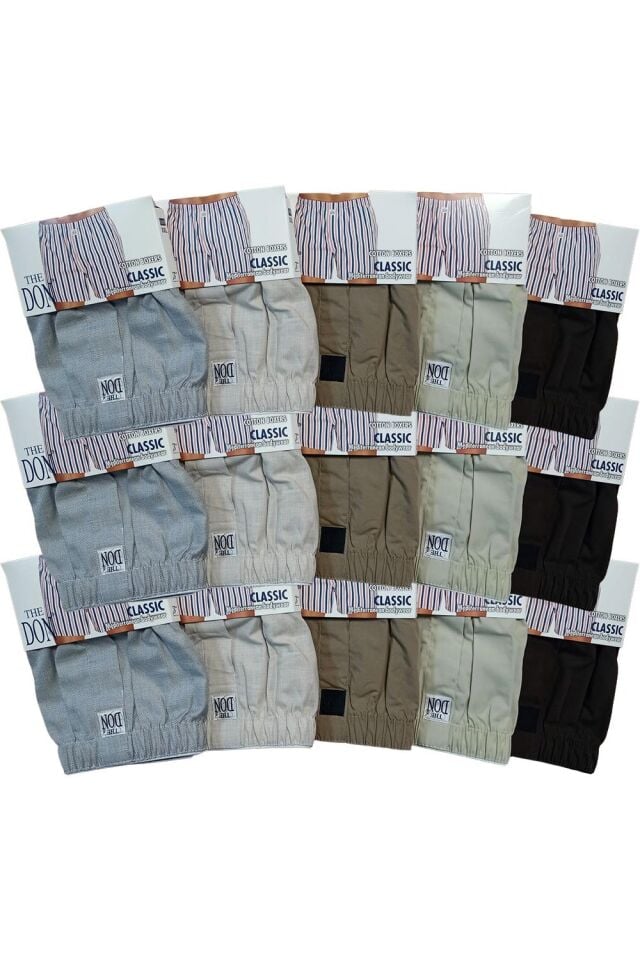 The DON Poplin Erkek Boxer 15'li Paket - 15P6XXL (XXL)