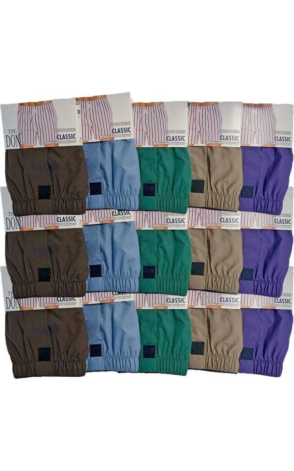 The DON Poplin Erkek Boxer 15'li Paket - 15P9L (L)
