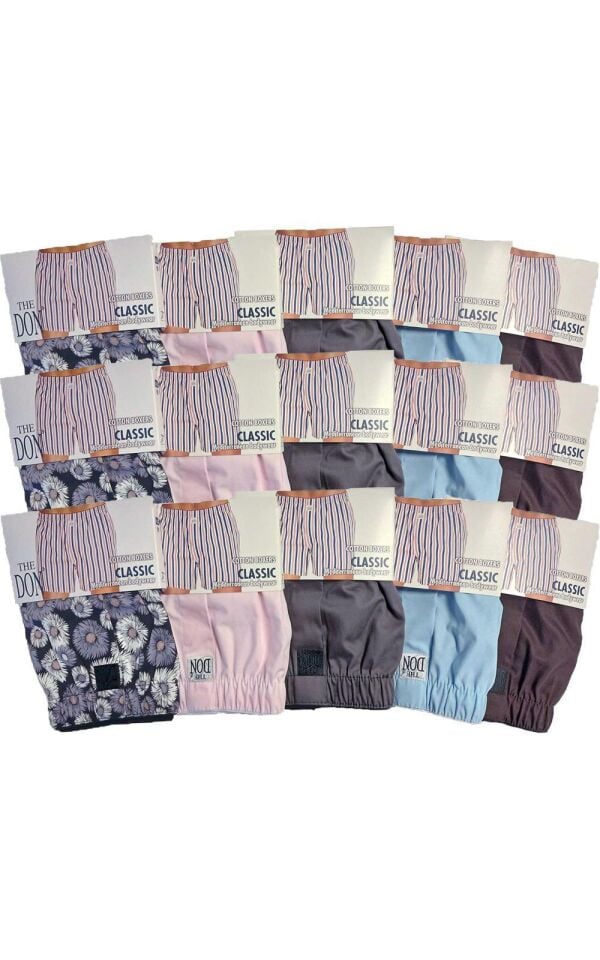 The DON Poplin Erkek Boxer 15'li Paket - 15P6M (M)