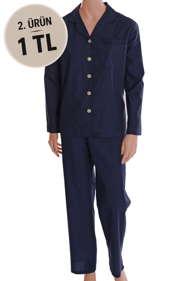 The DON Poplin Kadın Pijama Takımı Desen 31