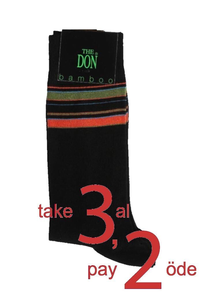The DON Erkek Bambu Çorap K009B Desen 1