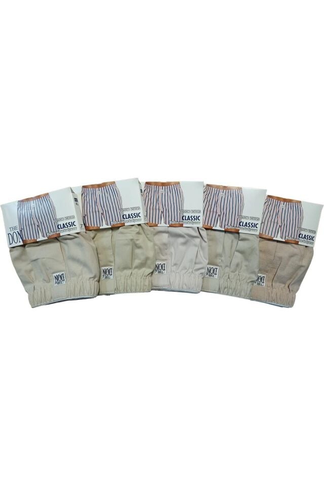 The DON Poplin Erkek Boxer 5'li Paket - 5P5XL (XL)