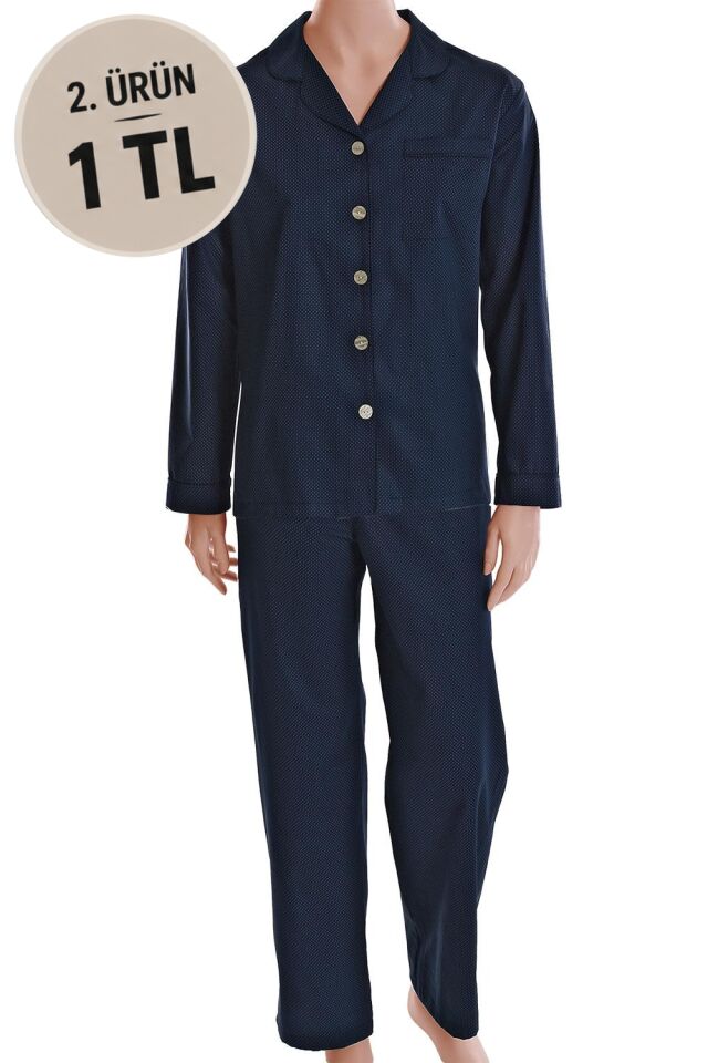 The DON Poplin Kadın Pijama Takımı Desen 32