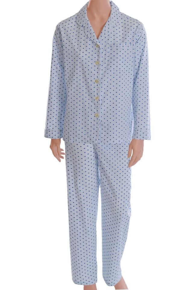 The DON Poplin Kadın Pijama Takımı Desen 33