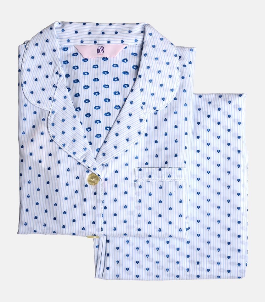 The DON Poplin Kadın Pijama Takımı Desen 33