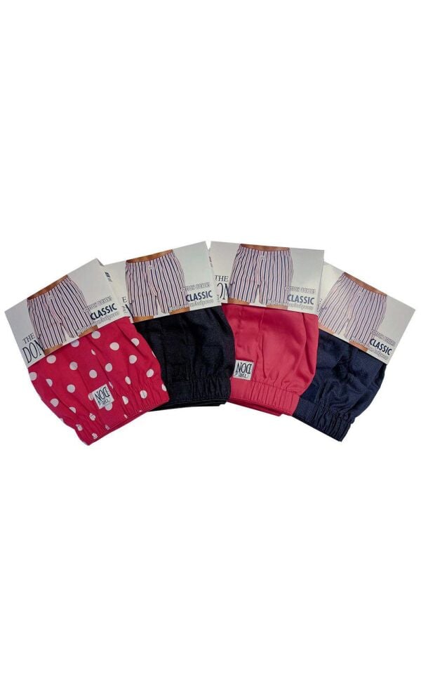 The DON Poplin Erkek Boxer 4'lü Paket - 4P1XXL (XXL)