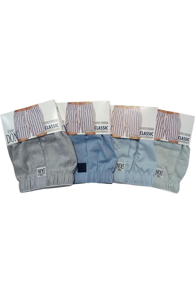 The DON Poplin Erkek Boxer 4'lü Paket - 4P4XXL (XXL)