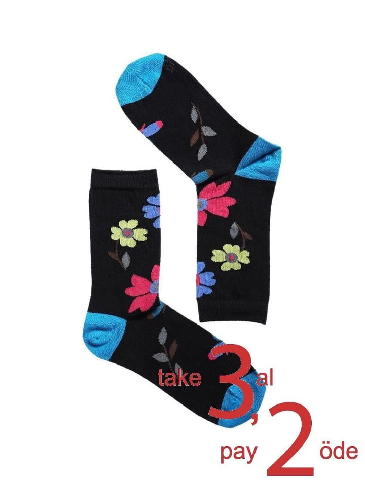 The DON Kadın Pamuklu Çorap K010 Lacivert