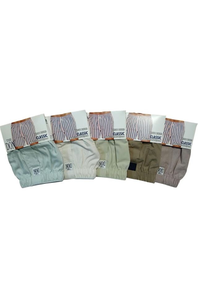 The DON Poplin Erkek Boxer 5'li Paket - 5P2XXL (XXL)