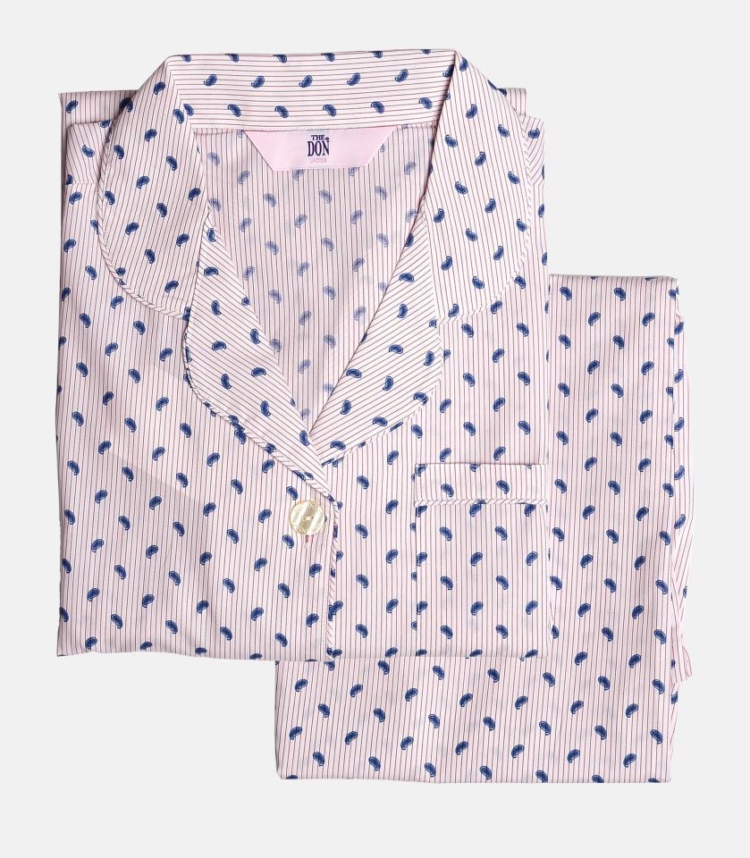 The DON Poplin Kadın Pijama Takımı Desen 34