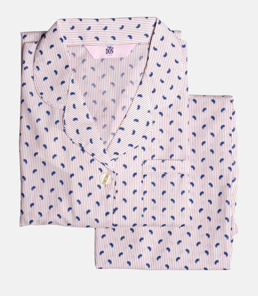 The DON Poplin Kadın Pijama Takımı Desen 34
