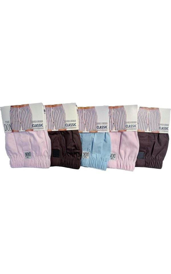 The DON Poplin Erkek Boxer 5'li Paket - 5P3XXL(XXL)