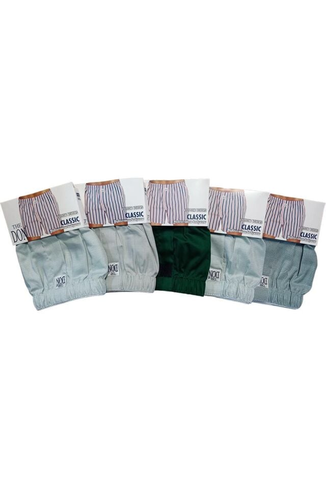 The DON Poplin Erkek Boxer 5'li Paket - 5P4XXL (XXL)