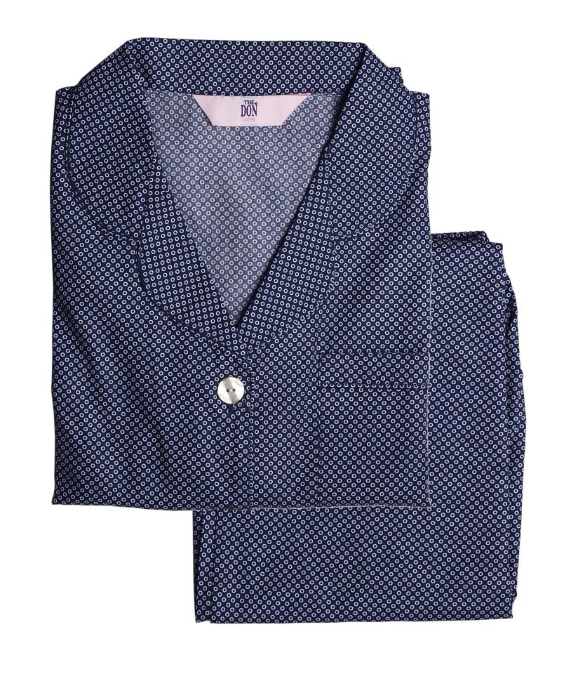 The DON Poplin Kadın Pijama Takımı Desen 39