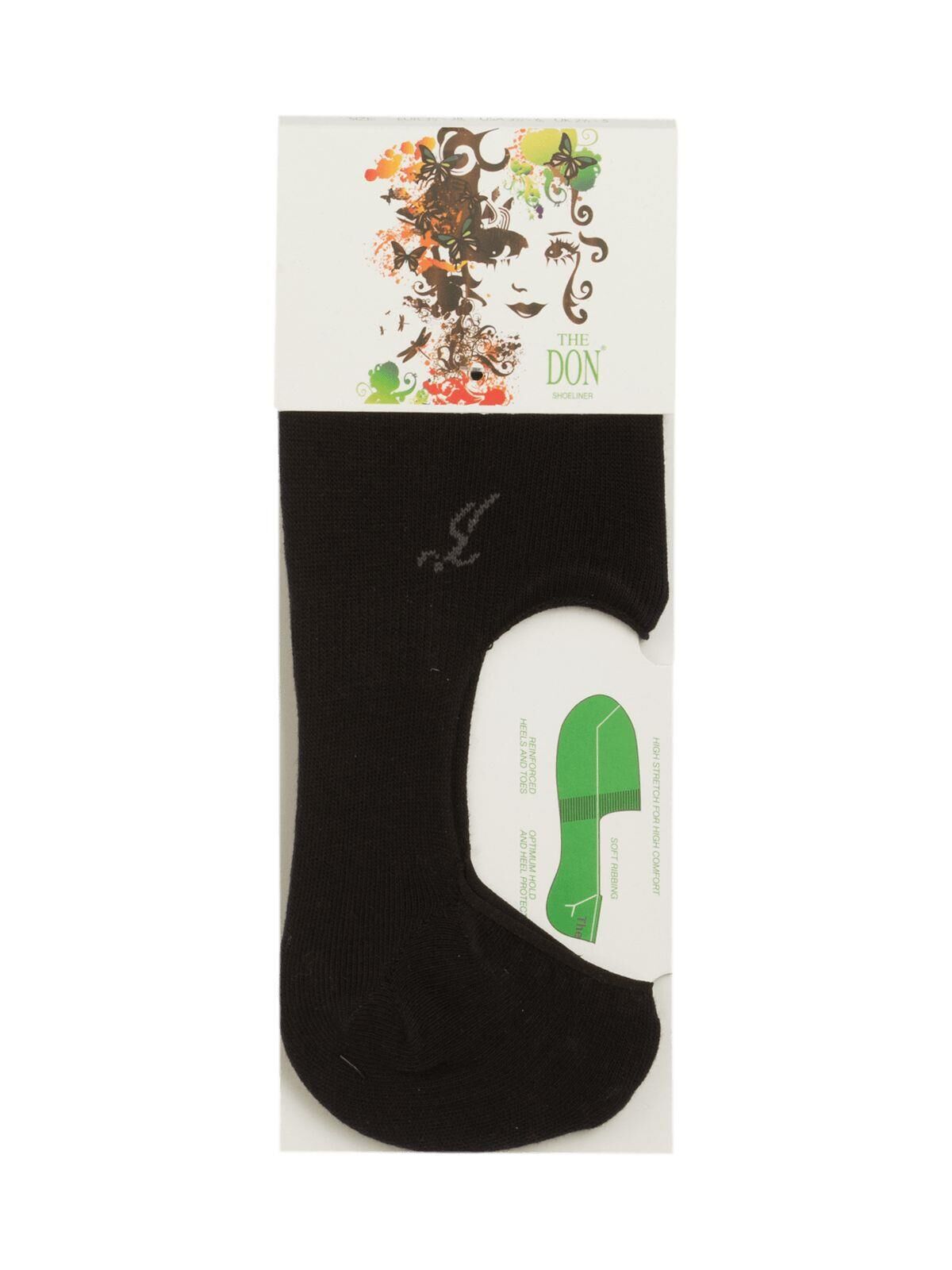 The DON Çetik Kadın Suba Çorap Siyah